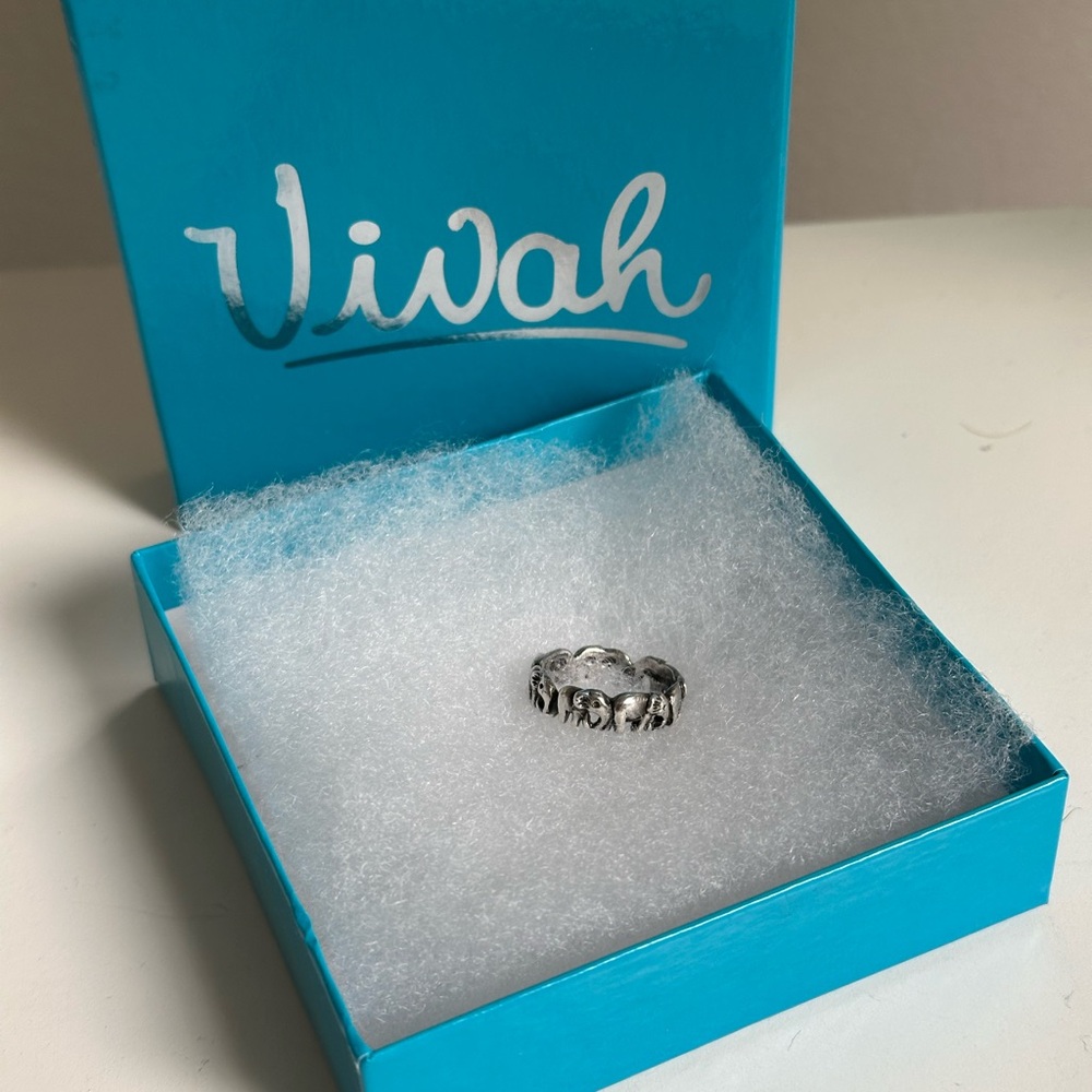 Sterling Silver Elephant Ring